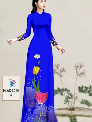 Vải Áo Dài Hoa Tulip AD HLAD3049 33